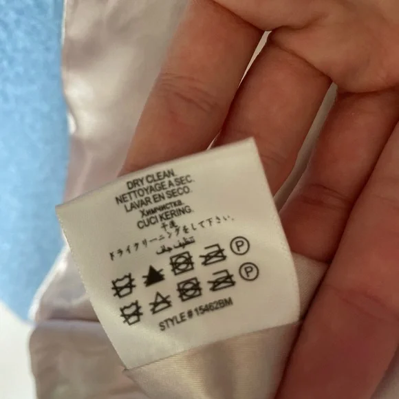 BCBGMaxAzria Light Blue Teddy Jacket Coat - Picture 7 of 9